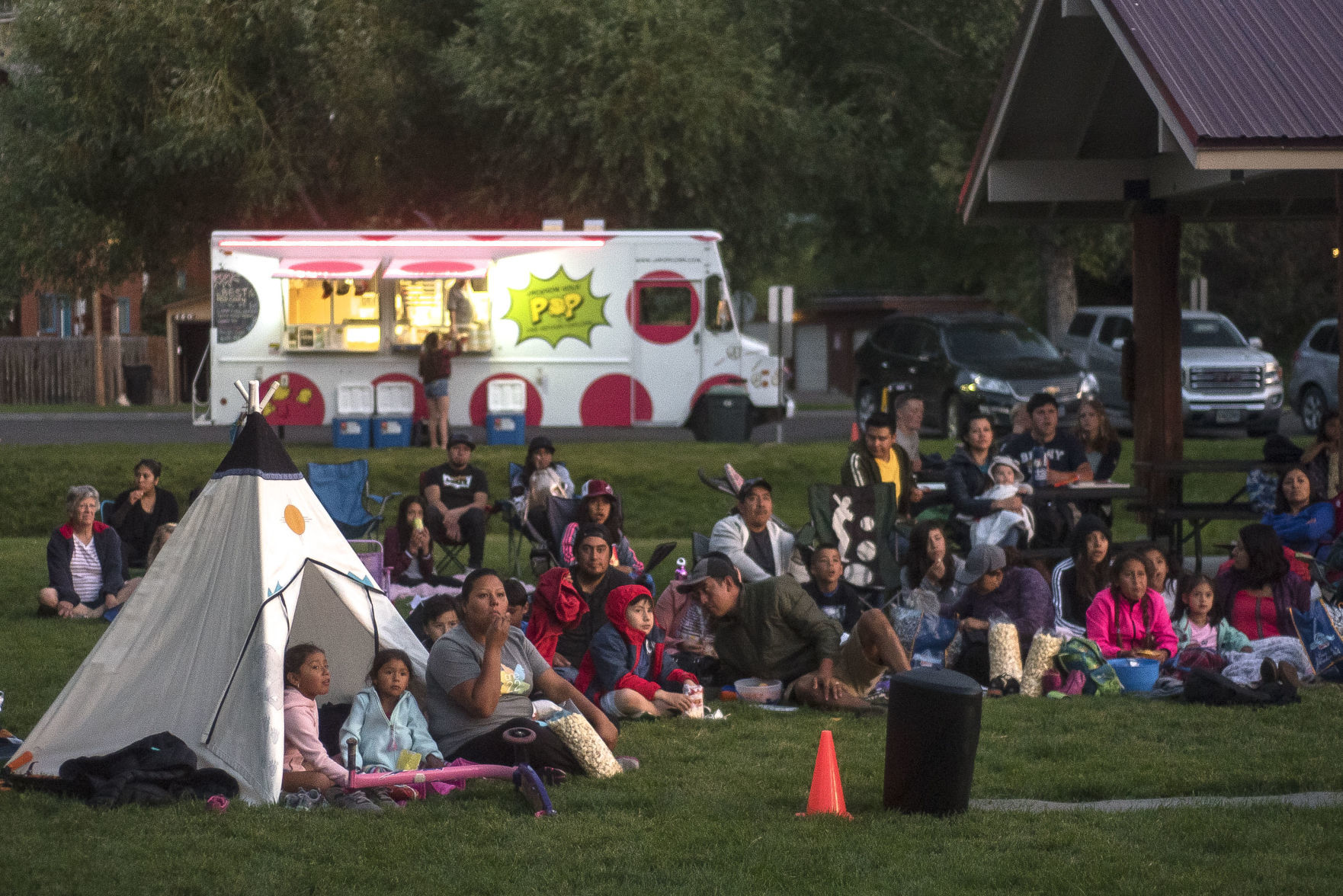 Spanish movies at the park